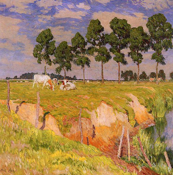Emile Claus La Berge Rangee Germany oil painting art